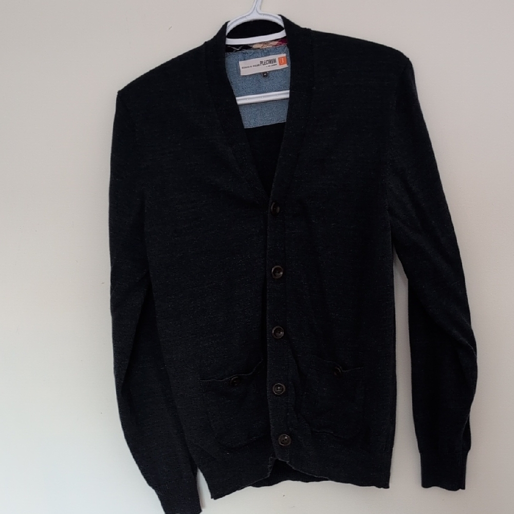 Ben Sherman Navy Blue Button Down Cardigan